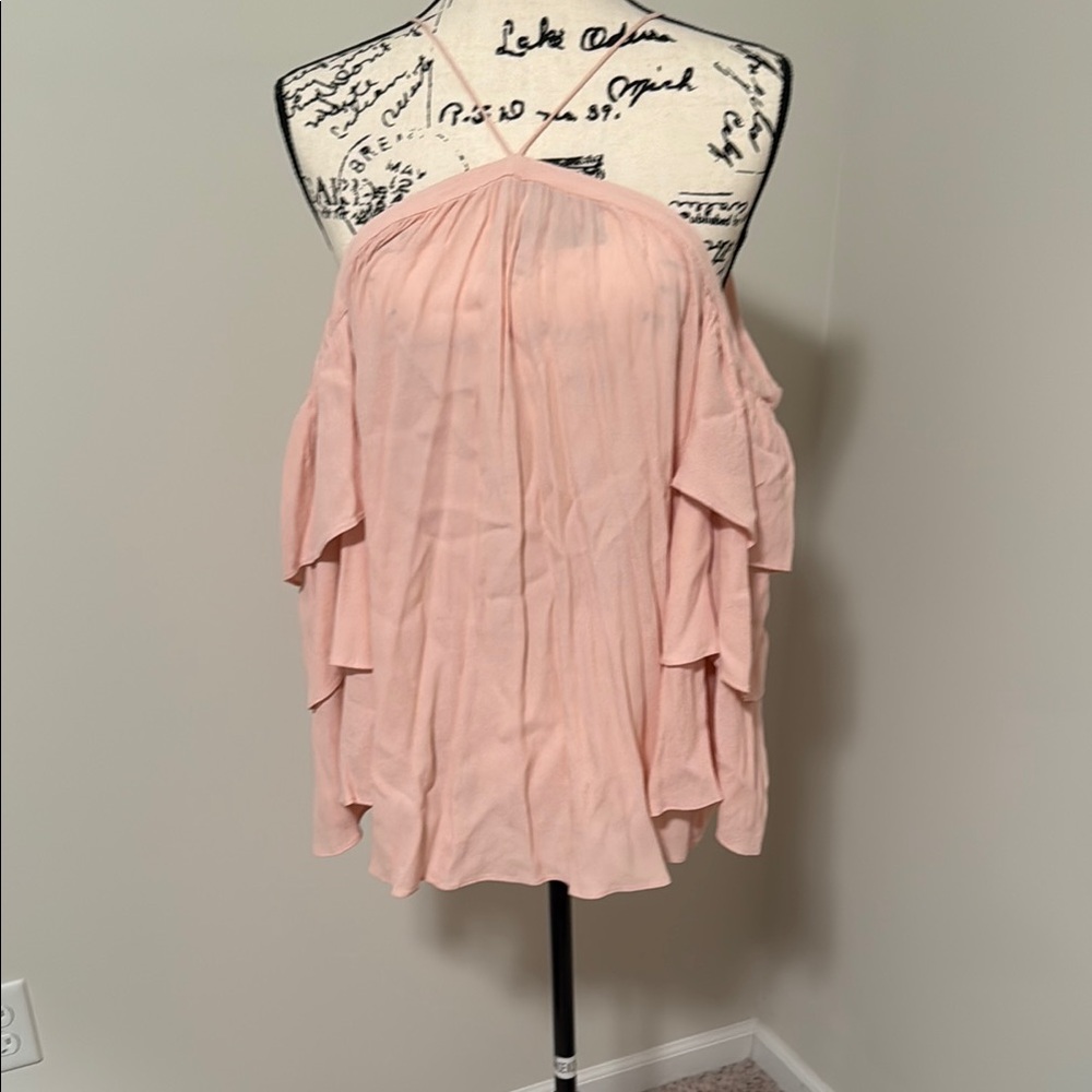 1. State Pink Blouse with Elegant Design